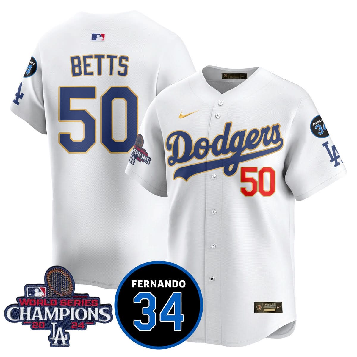 LA LAD - World Series Champions 2024 Jersey - Stitched