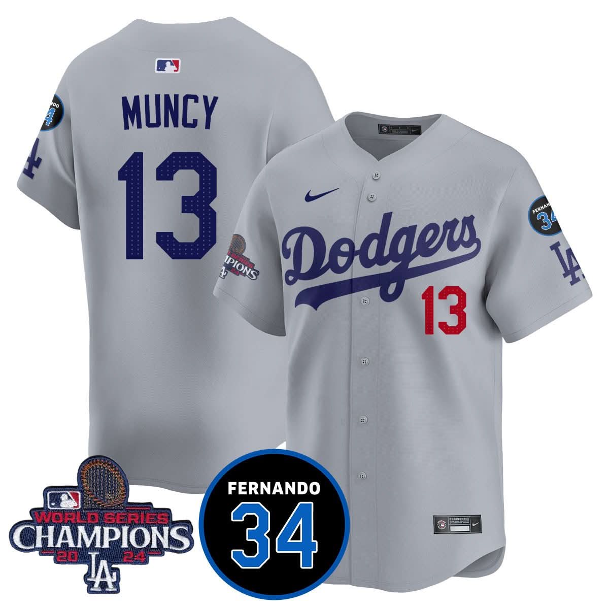 LA LAD - World Series Champions 2024 Jersey - Stitched