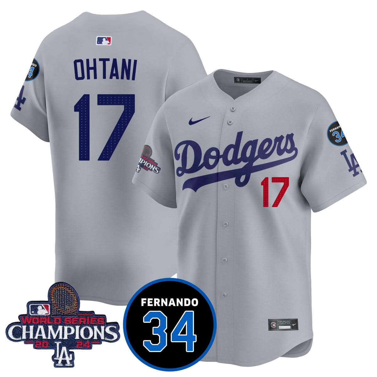 LA LAD - World Series Champions 2024 Jersey - Stitched
