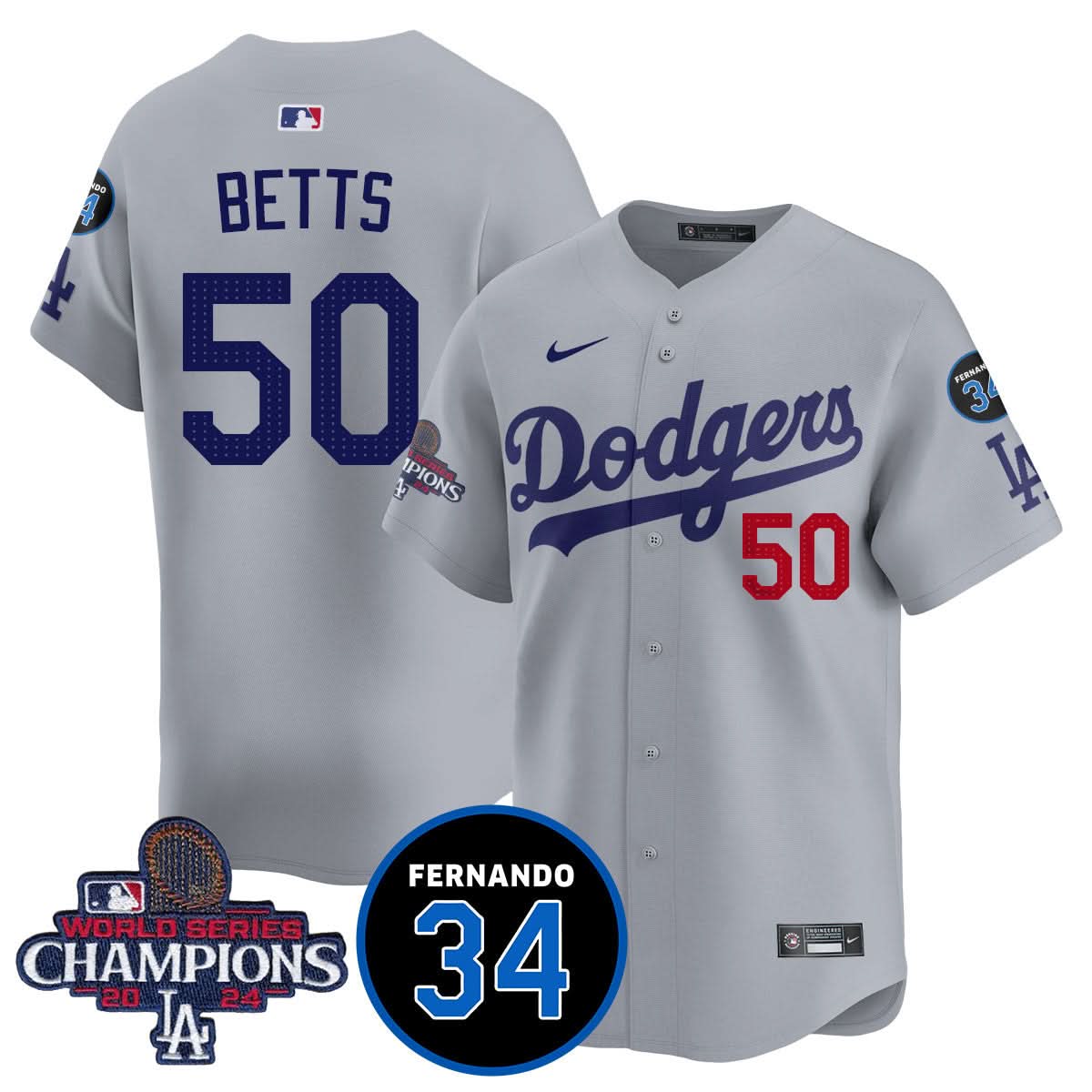 LA LAD - World Series Champions 2024 Jersey - Stitched