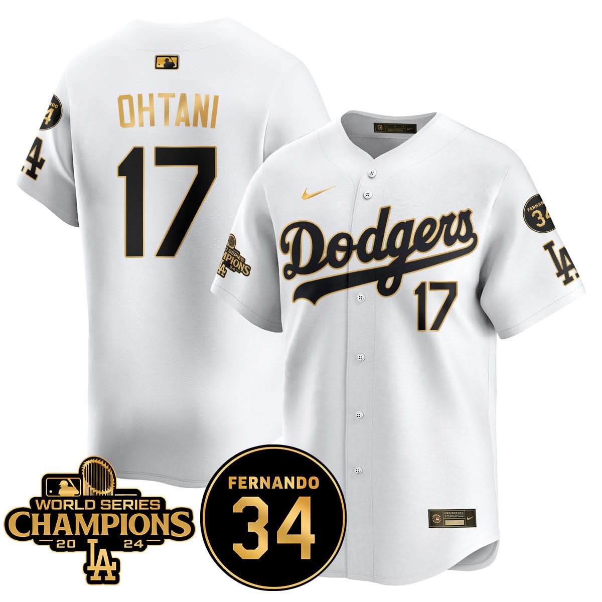 LA LAD - World Series Champions 2024 Jersey - Stitched