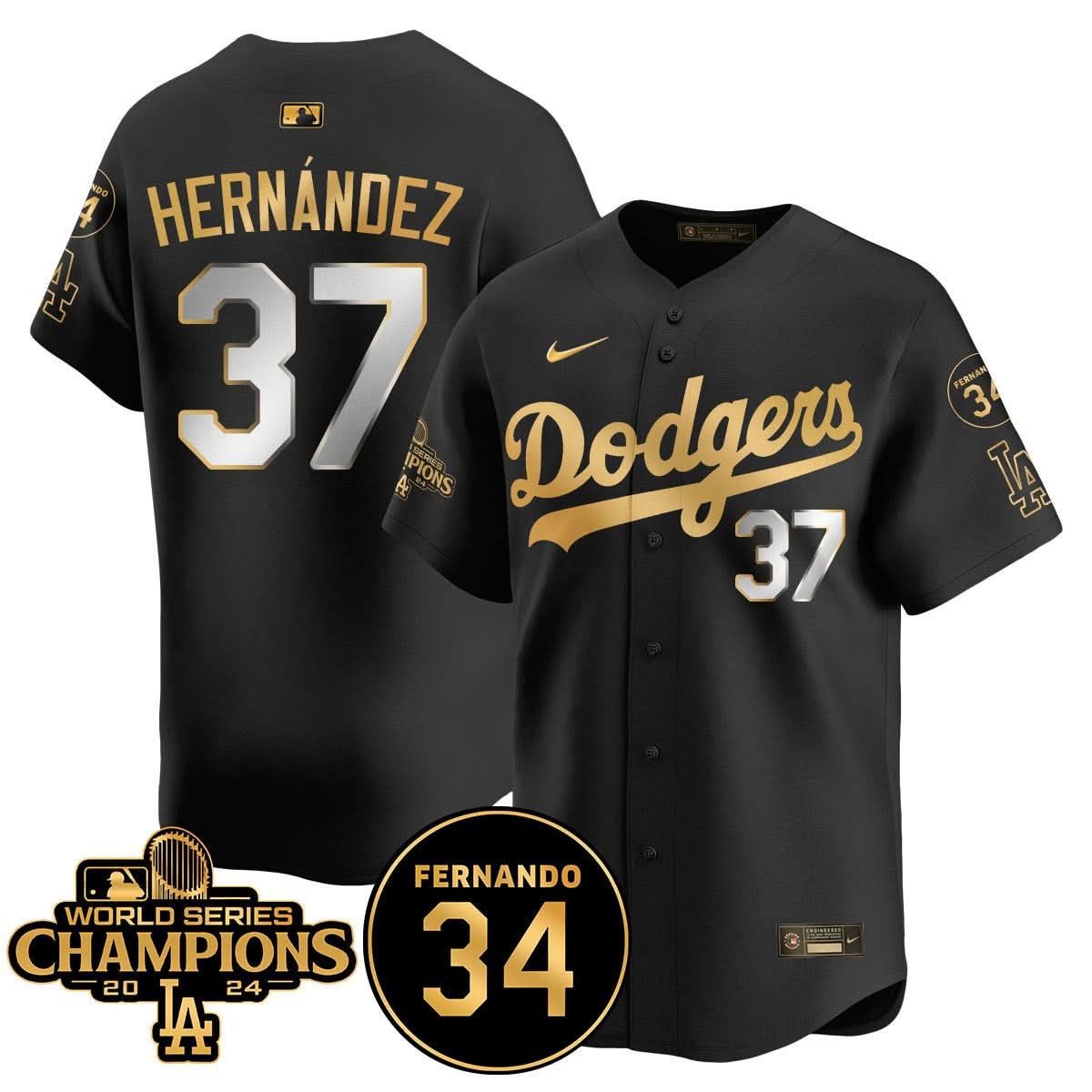 LA LAD - World Series Champions 2024 Jersey - Stitched