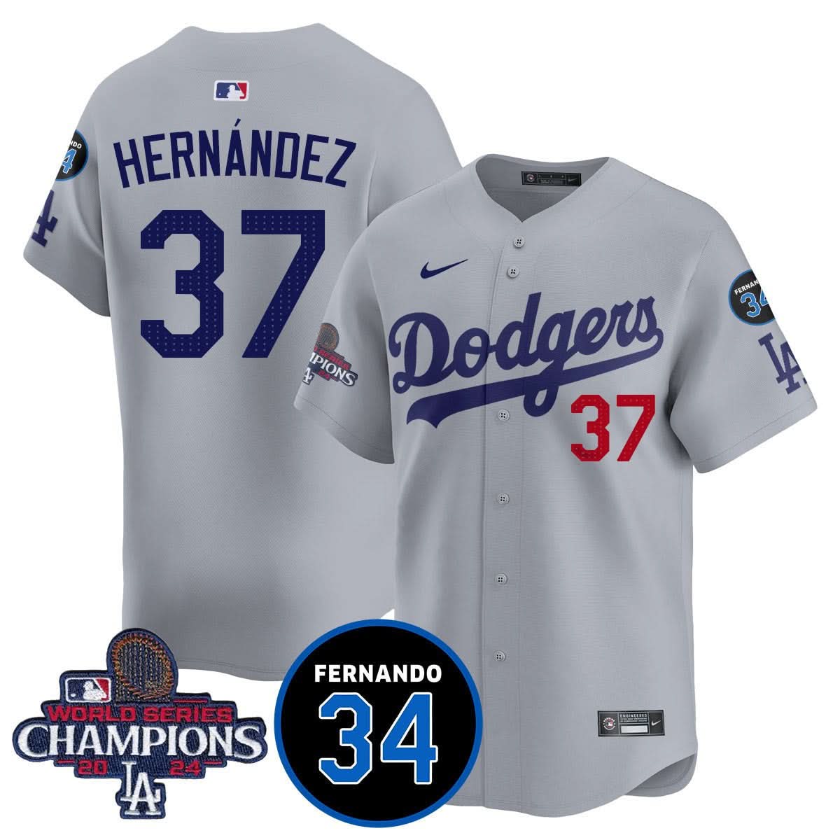 LA LAD - World Series Champions 2024 Jersey - Stitched