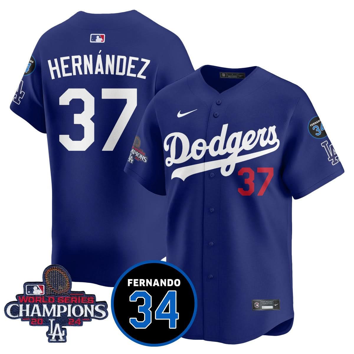 LA LAD - World Series Champions 2024 Jersey - Stitched
