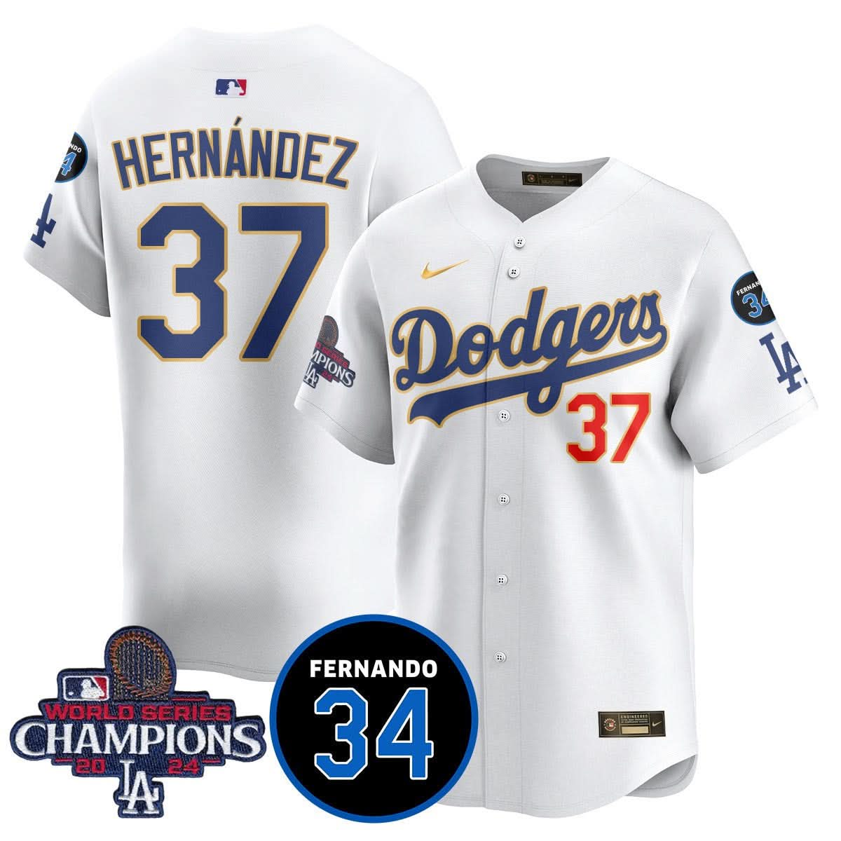LA LAD - World Series Champions 2024 Jersey - Stitched