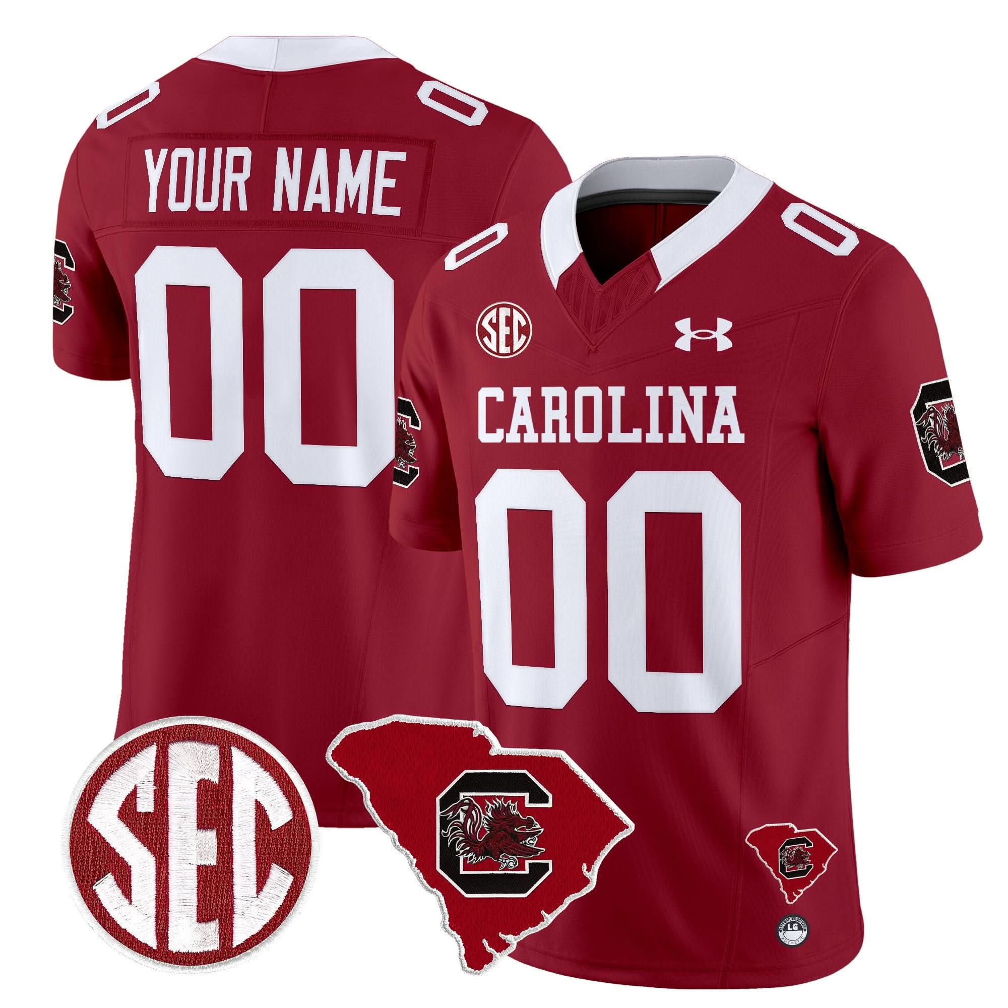 SCG 1980 Throwback Home Patch Vapor Limited Custom Jersey