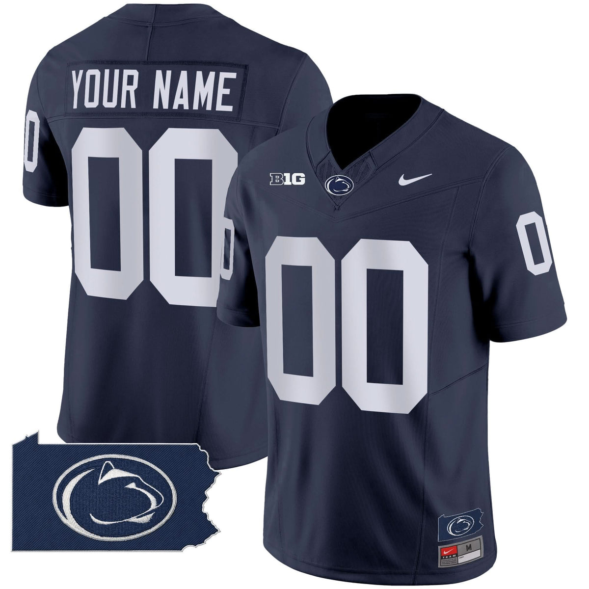 PSU 2024 Home Patch Vapor Limited Custom Jersey