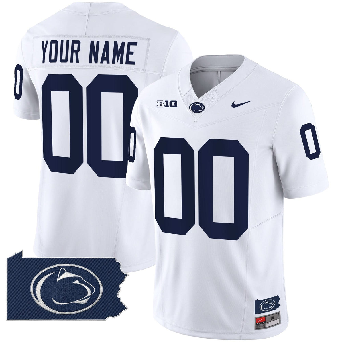 PSU 2024 Home Patch Vapor Limited Custom Jersey