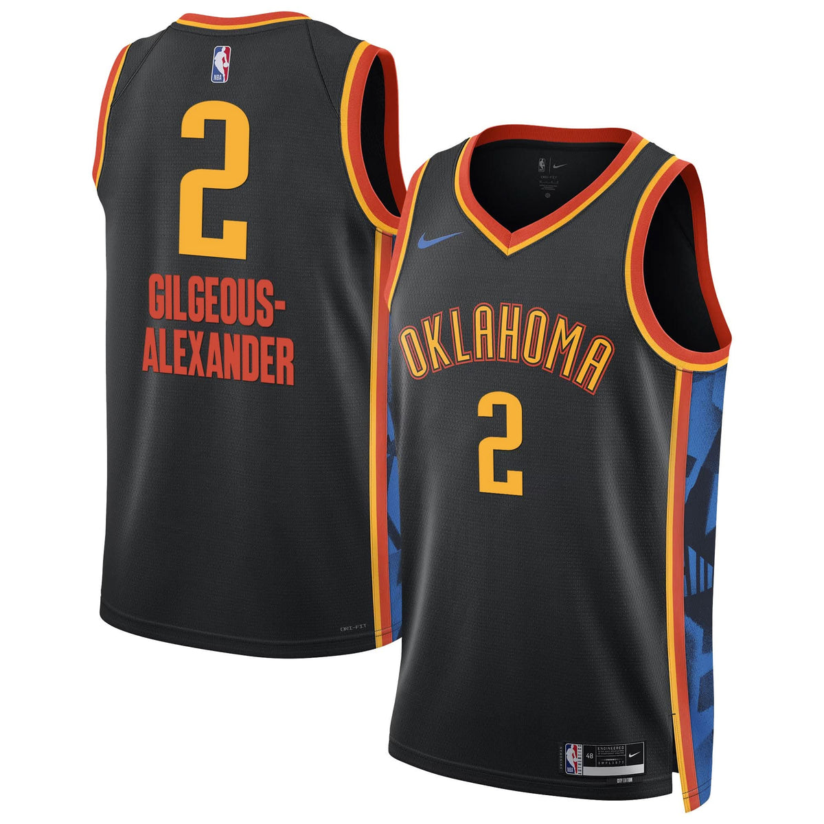 OKC 2024/25 City Edition Swingman Jersey - Stitched