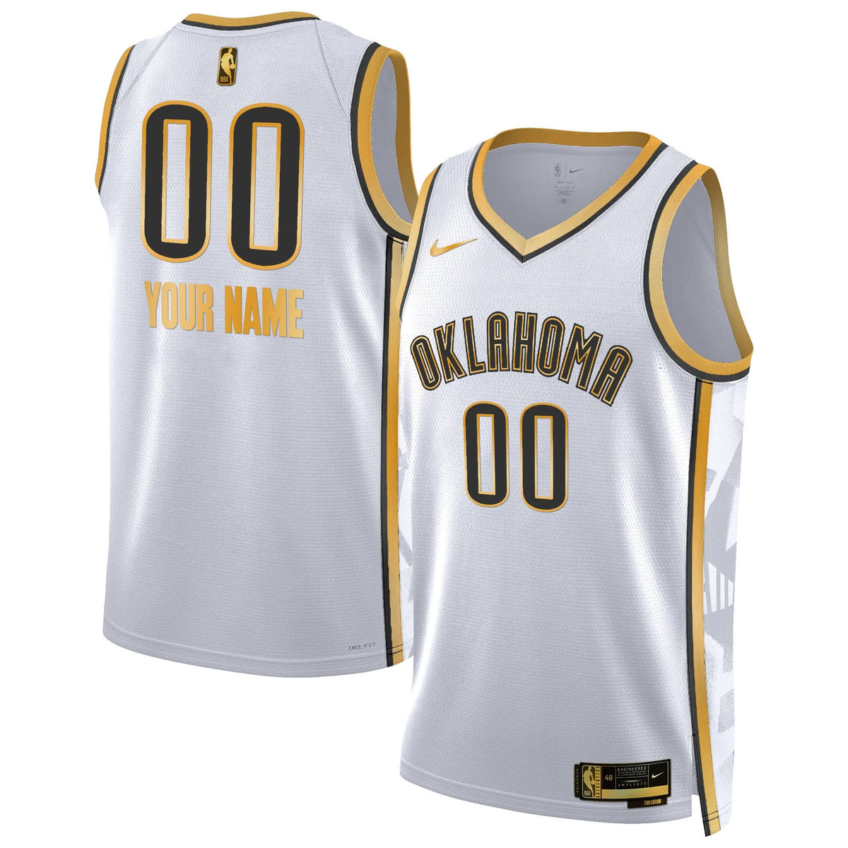 OKC 2024/25 City Edition Swingman Custom Jersey - Stitched