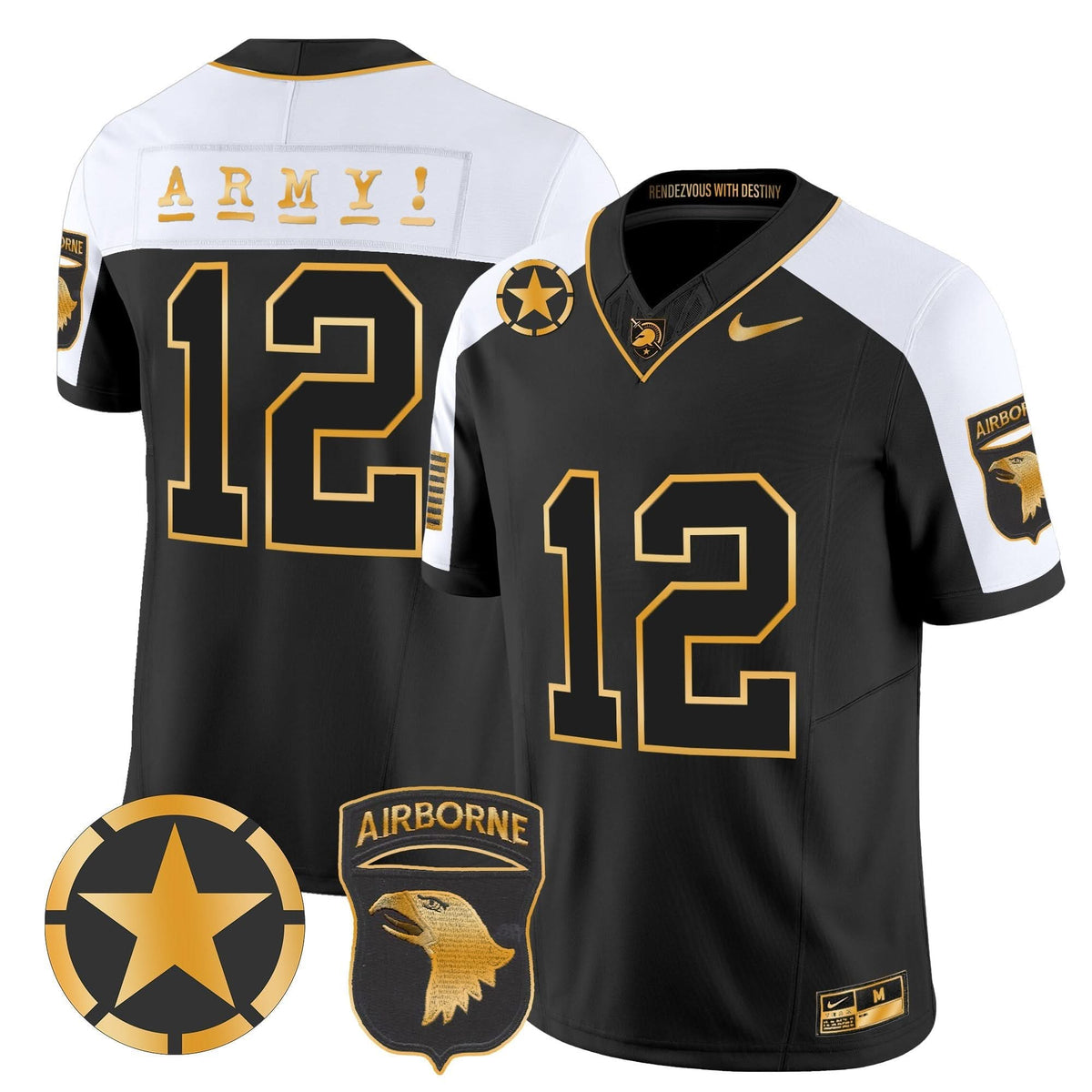 ABK 101st Airborne Division Patch 2024 Gold Vapor Limited Jersey