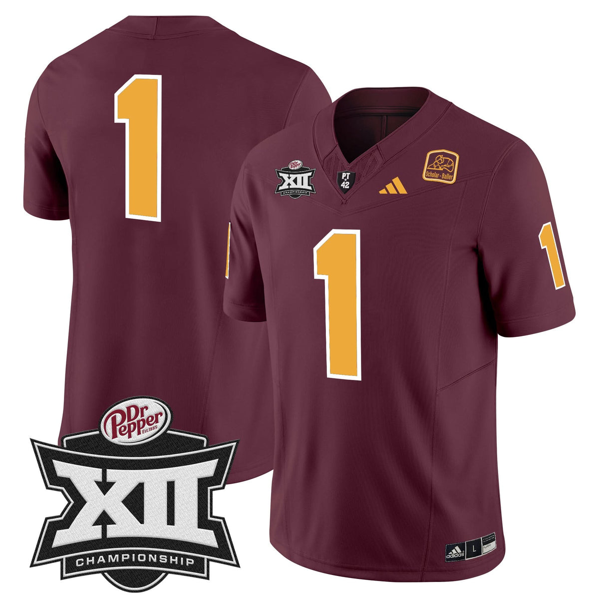 SD 2024 Big 12 Championship Patch Vapor Limited Jersey