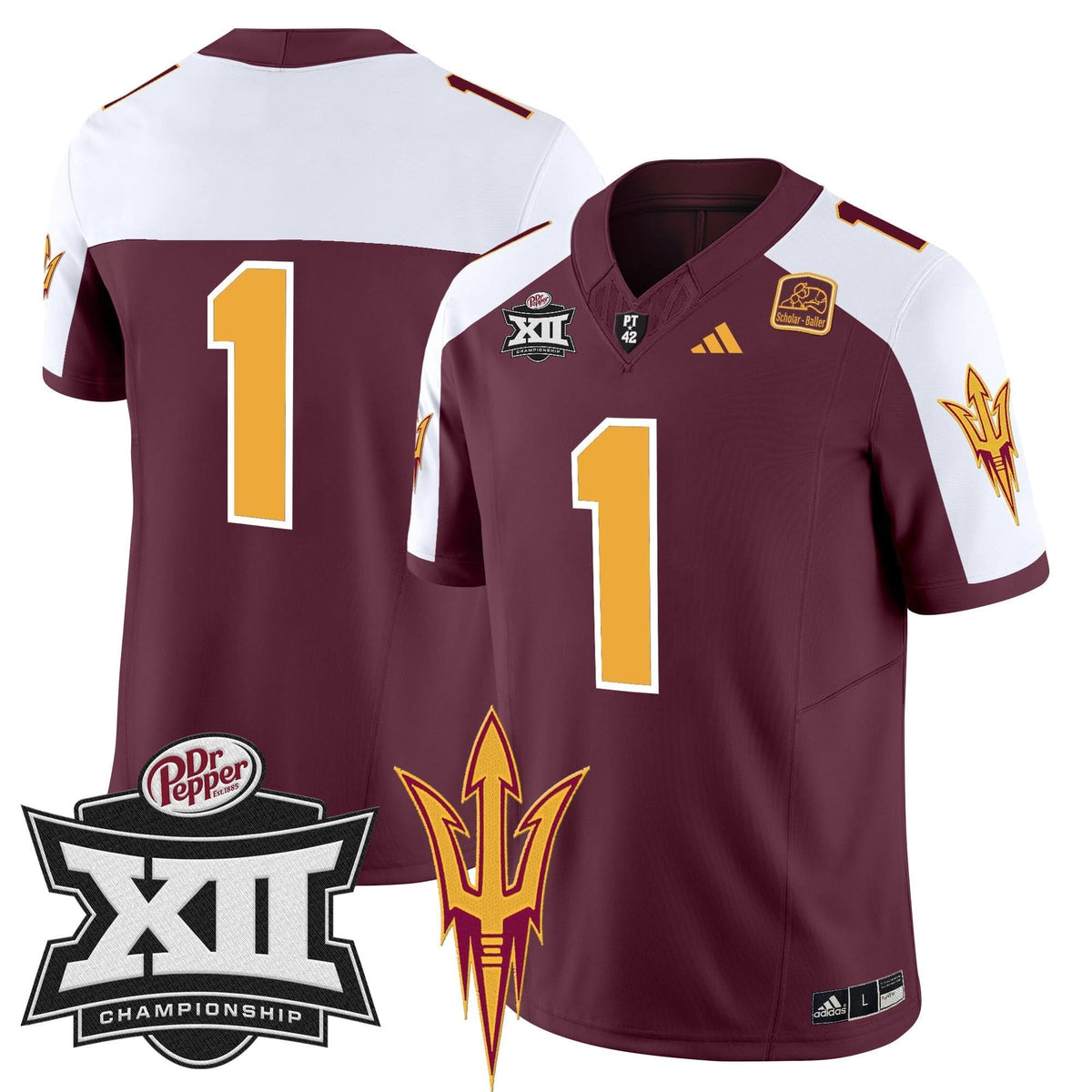SD 2024 Big 12 Championship Patch Vapor Limited Jersey