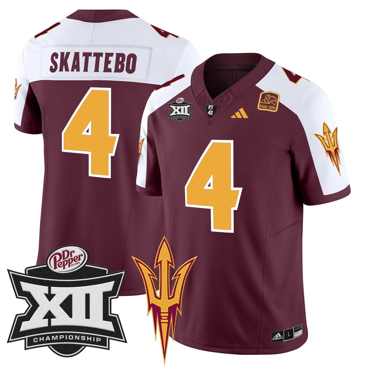 SD 2024 Big 12 Championship Patch Vapor Limited Jersey