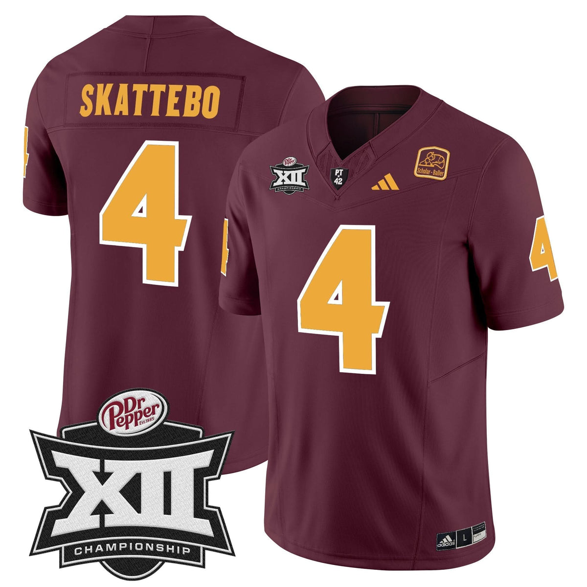 SD 2024 Big 12 Championship Patch Vapor Limited Jersey