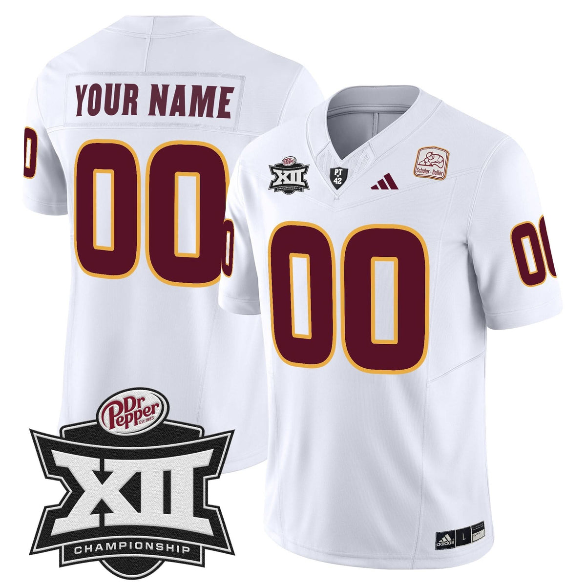 SD 2024 Big 12 Championship Patch Vapor Limited Custom Jersey
