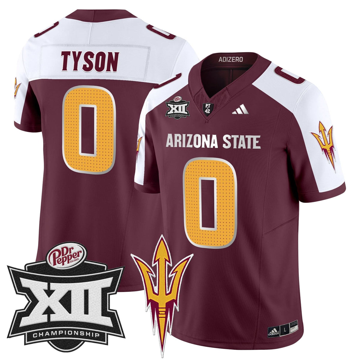 SD 2024 Big 12 Championship Patch Vapor Limited Jersey V2