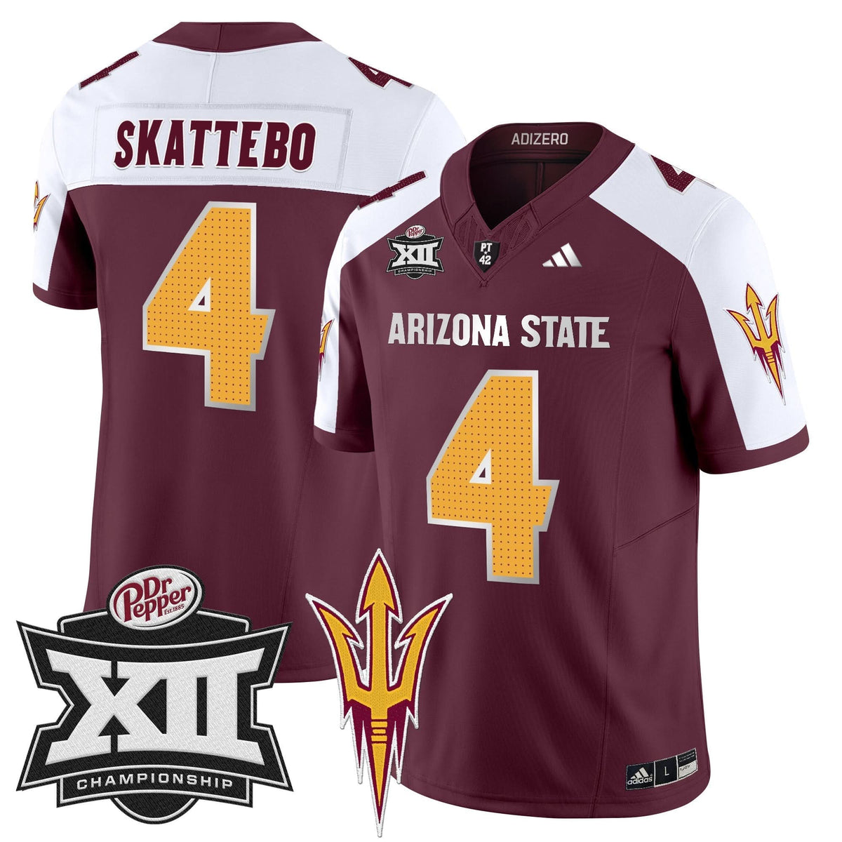 SD 2024 Big 12 Championship Patch Vapor Limited Jersey V2