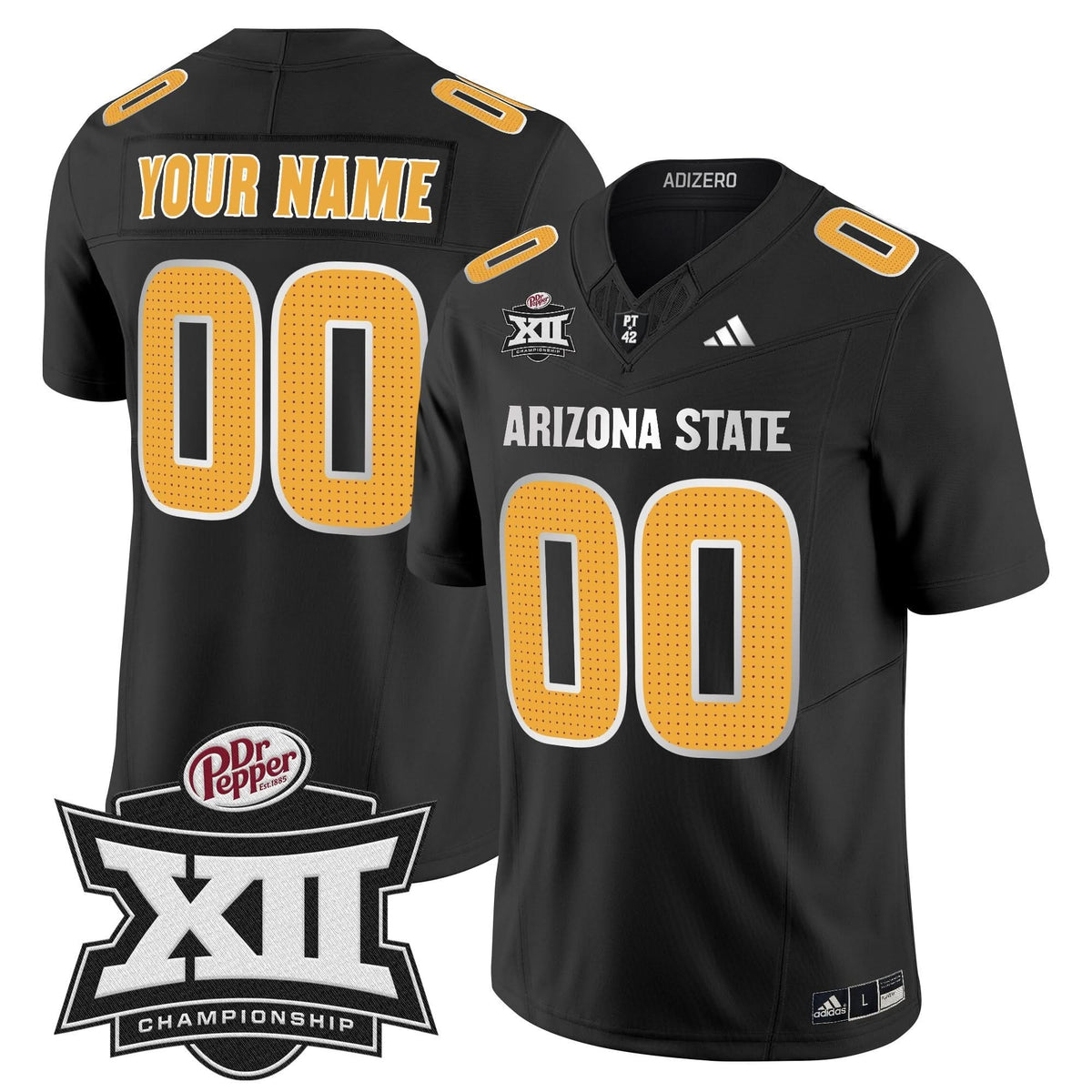 SD 2024 Big 12 Championship Patch Vapor Limited Custom Jersey V2