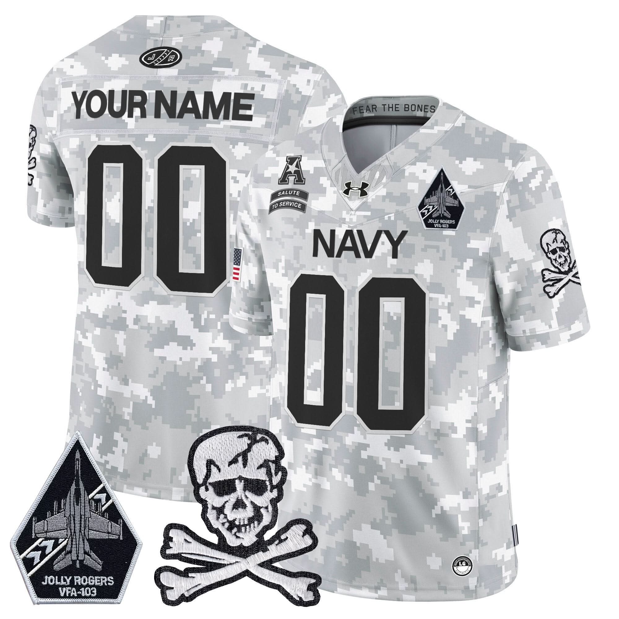 NM 2024 Salute to Service Vapor Limited Custom Jersey