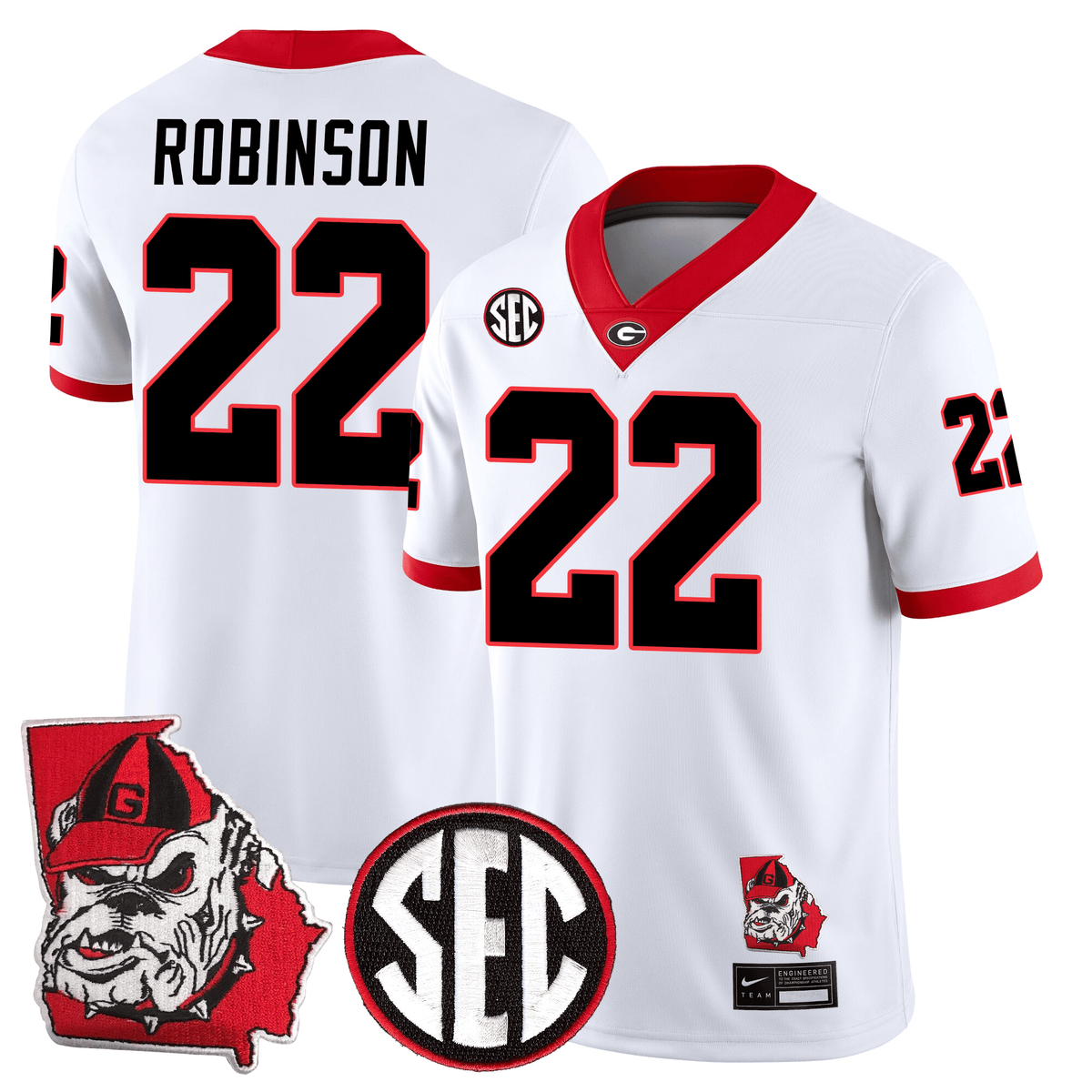 GB Football 24/25 Jersey - Georgia State Map Patch