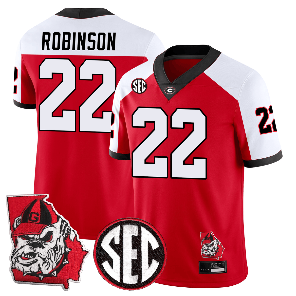 GB Football 24/25 Jersey - Georgia State Map Patch