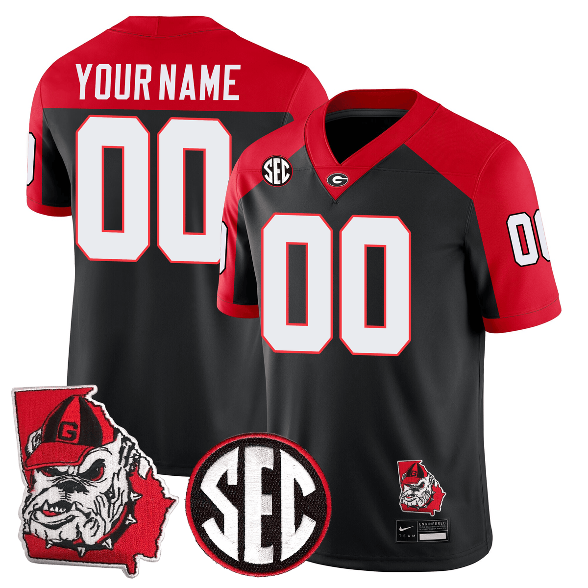 GB Football 24/25 Jersey - Georgia State Map Patch