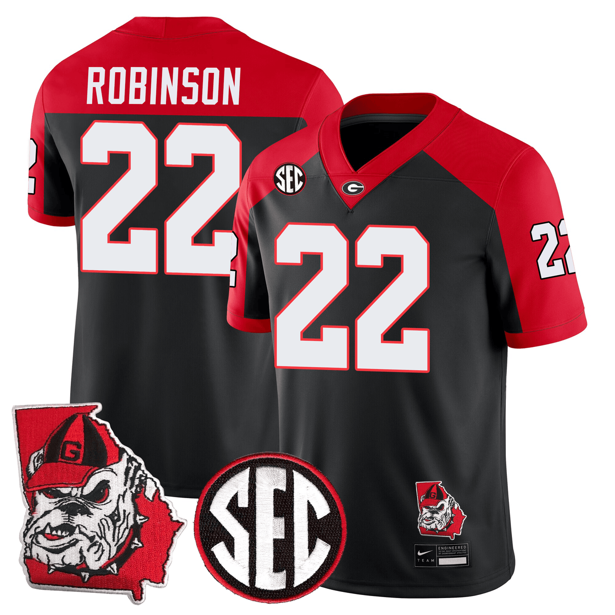 GB Football 24/25 Jersey - Georgia State Map Patch