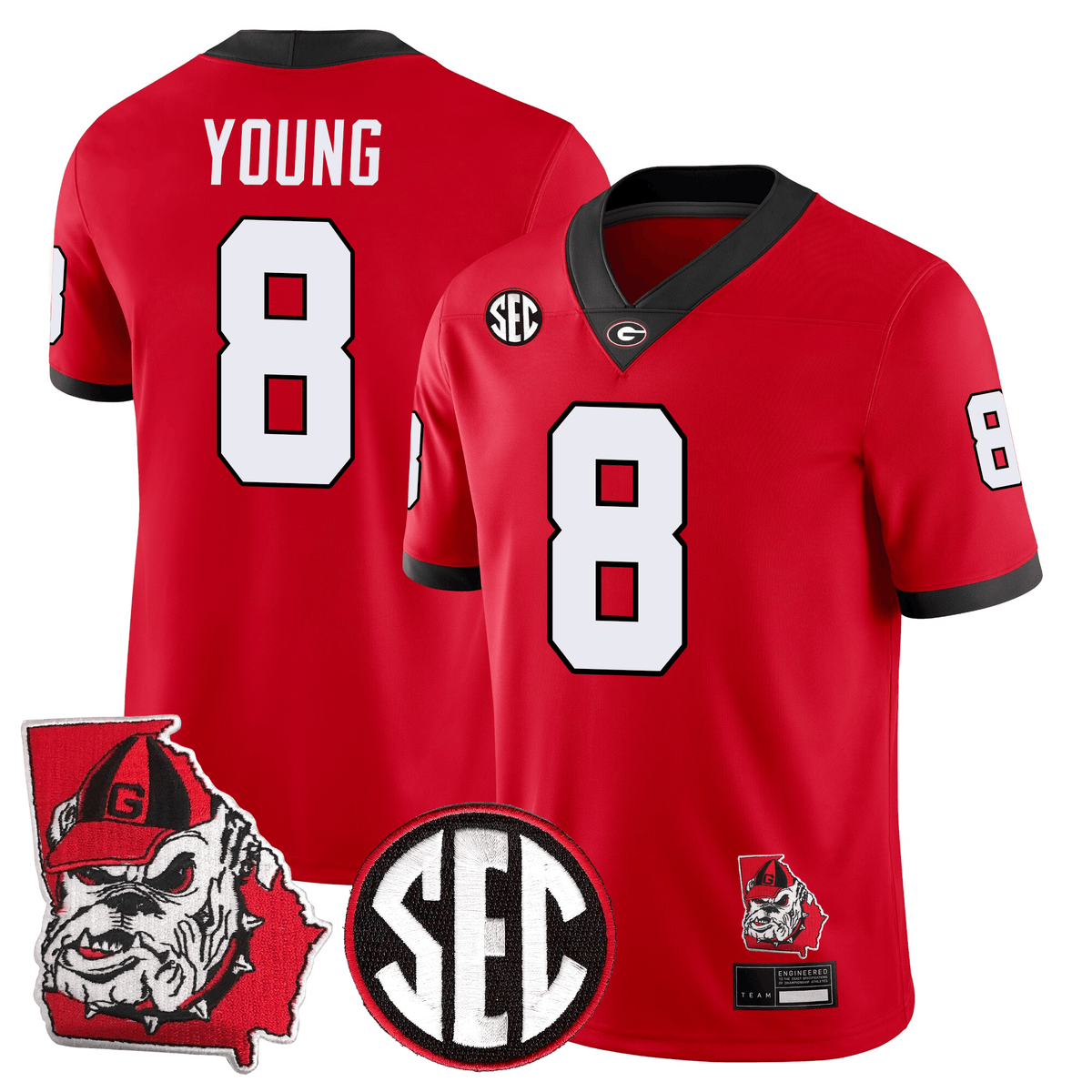 GB Football 24/25 Jersey - Georgia State Map Patch