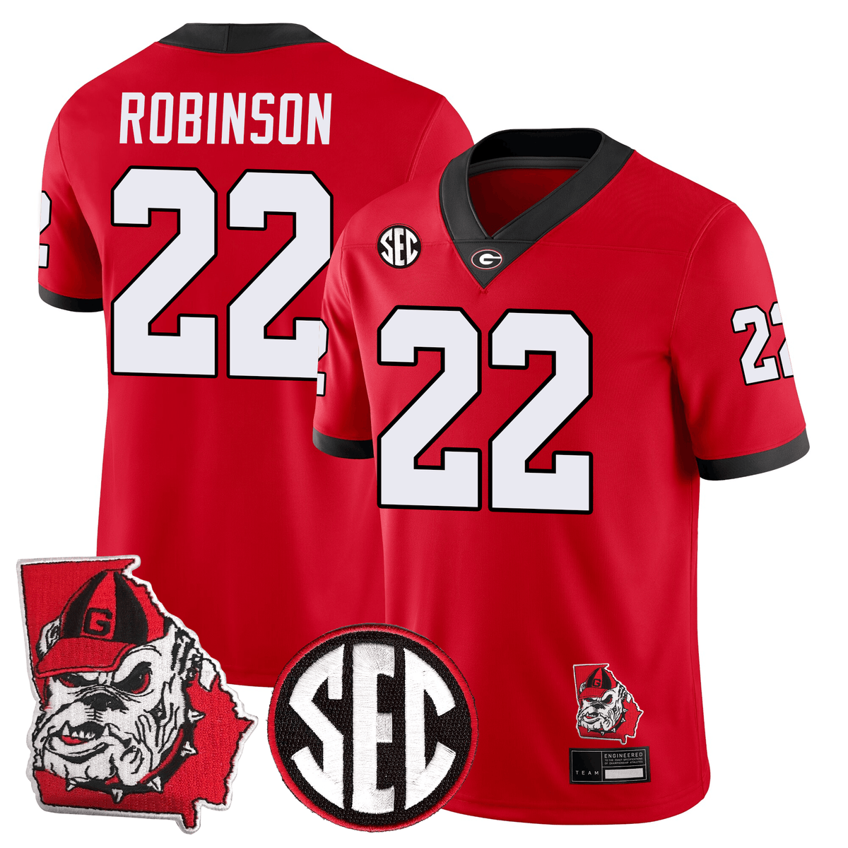 GB Football 24/25 Jersey - Georgia State Map Patch