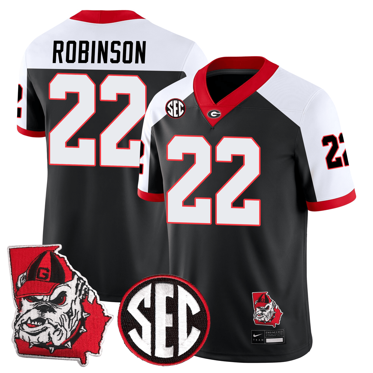 GB Football 24/25 Jersey - Georgia State Map Patch