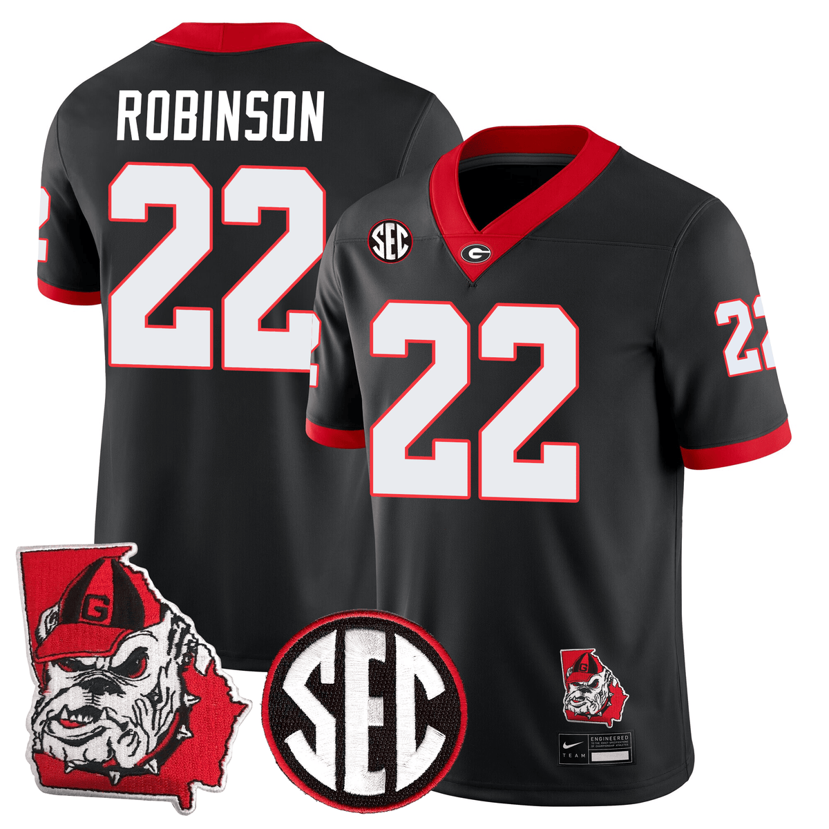GB Football 24/25 Jersey - Georgia State Map Patch