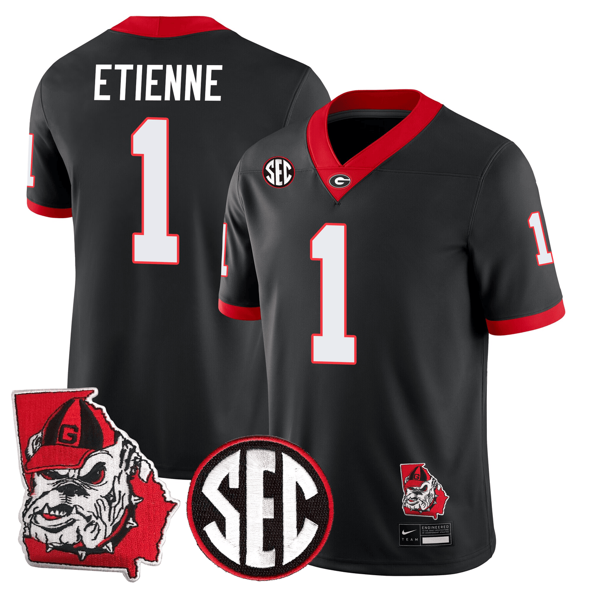 GB Football 24/25 Jersey - Georgia State Map Patch
