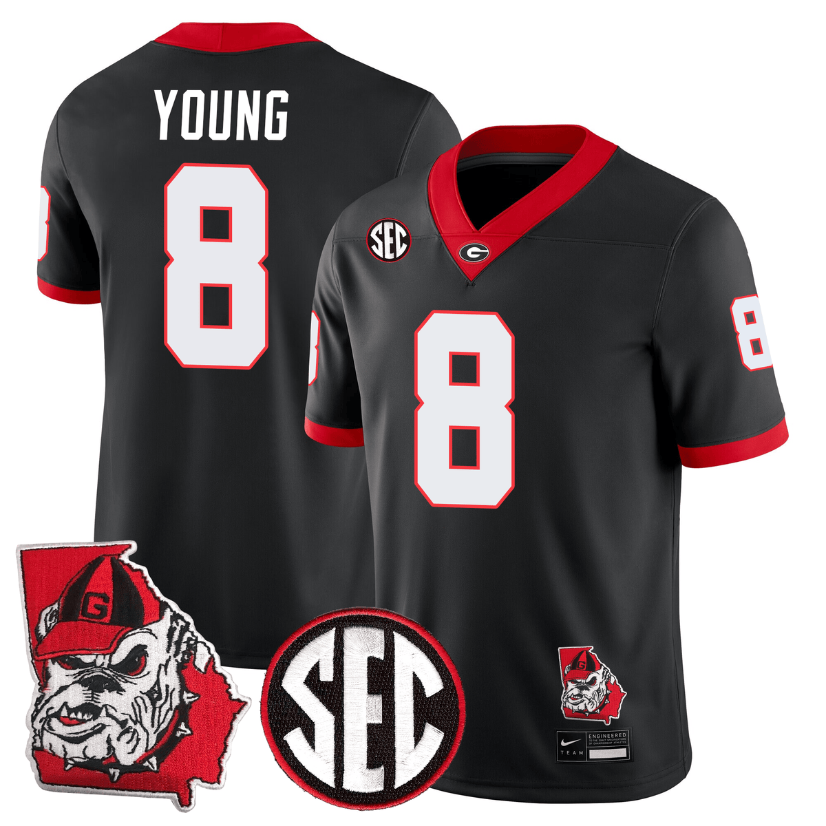 GB Football 24/25 Jersey - Georgia State Map Patch