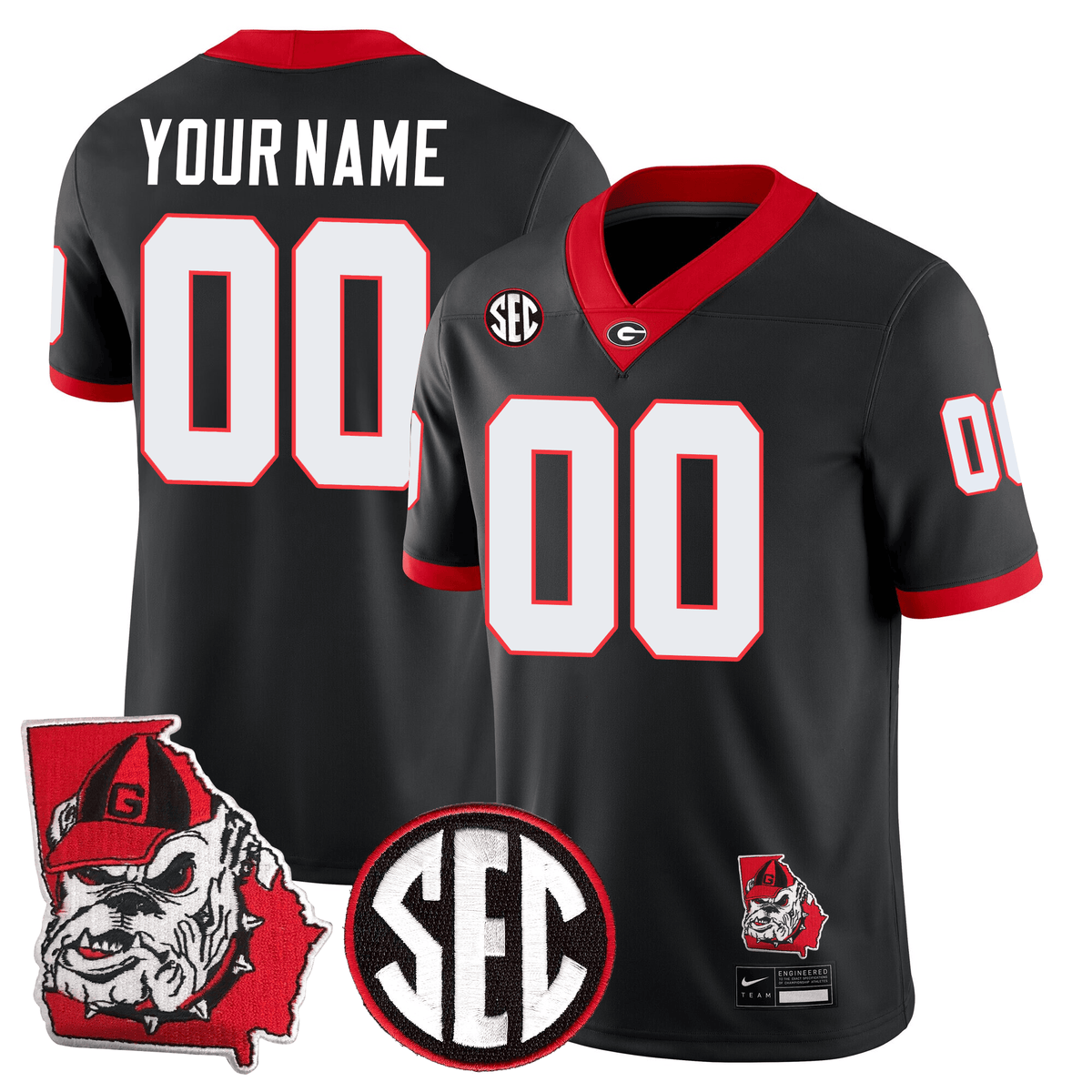 GB Football 24/25 Jersey - Georgia State Map Patch