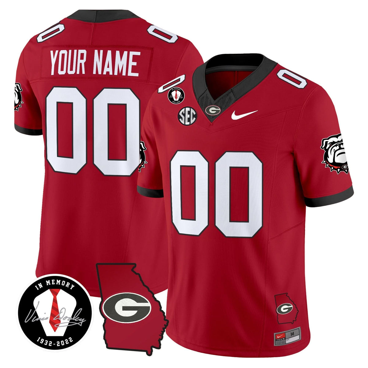 GB 2024 Vapor Limited Custom Jersey V5- Georgia Map