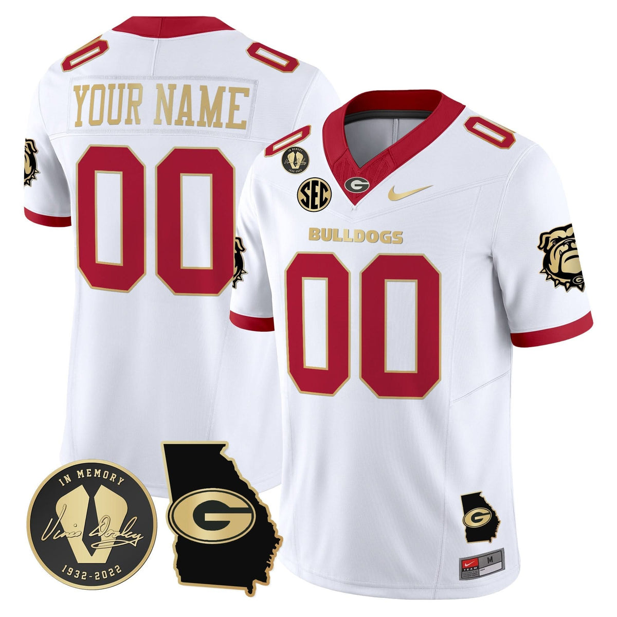 GB 2024 Vapor Limited Custom Jersey V5- Georgia Map