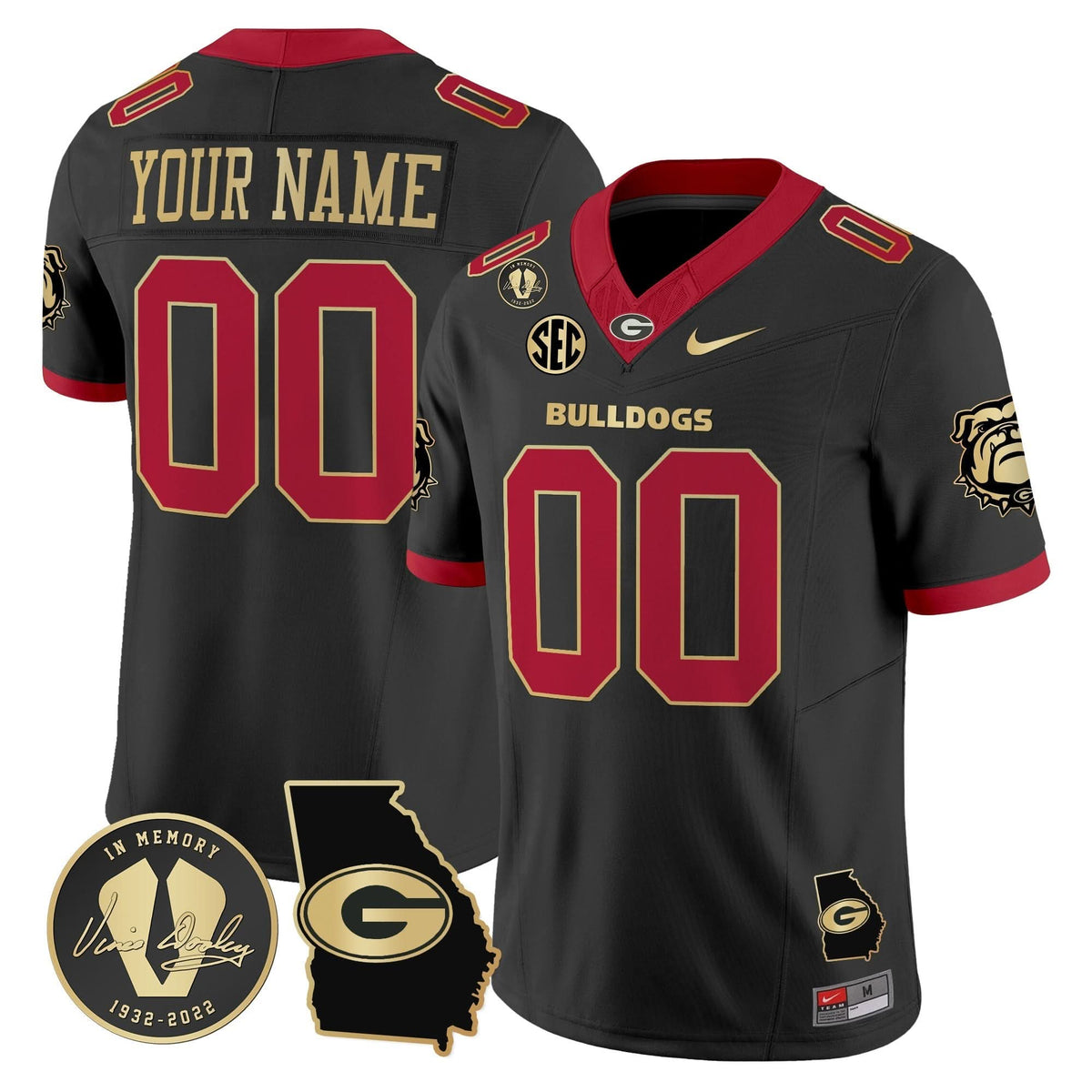 GB 2024 Vapor Limited Custom Jersey V5- Georgia Map
