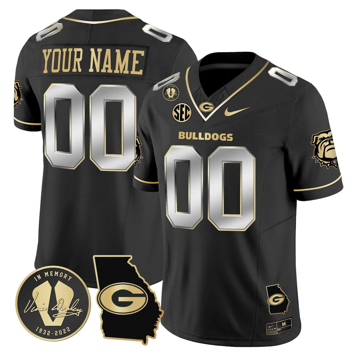 GB 2024 Vapor Limited Custom Jersey V5- Georgia Map