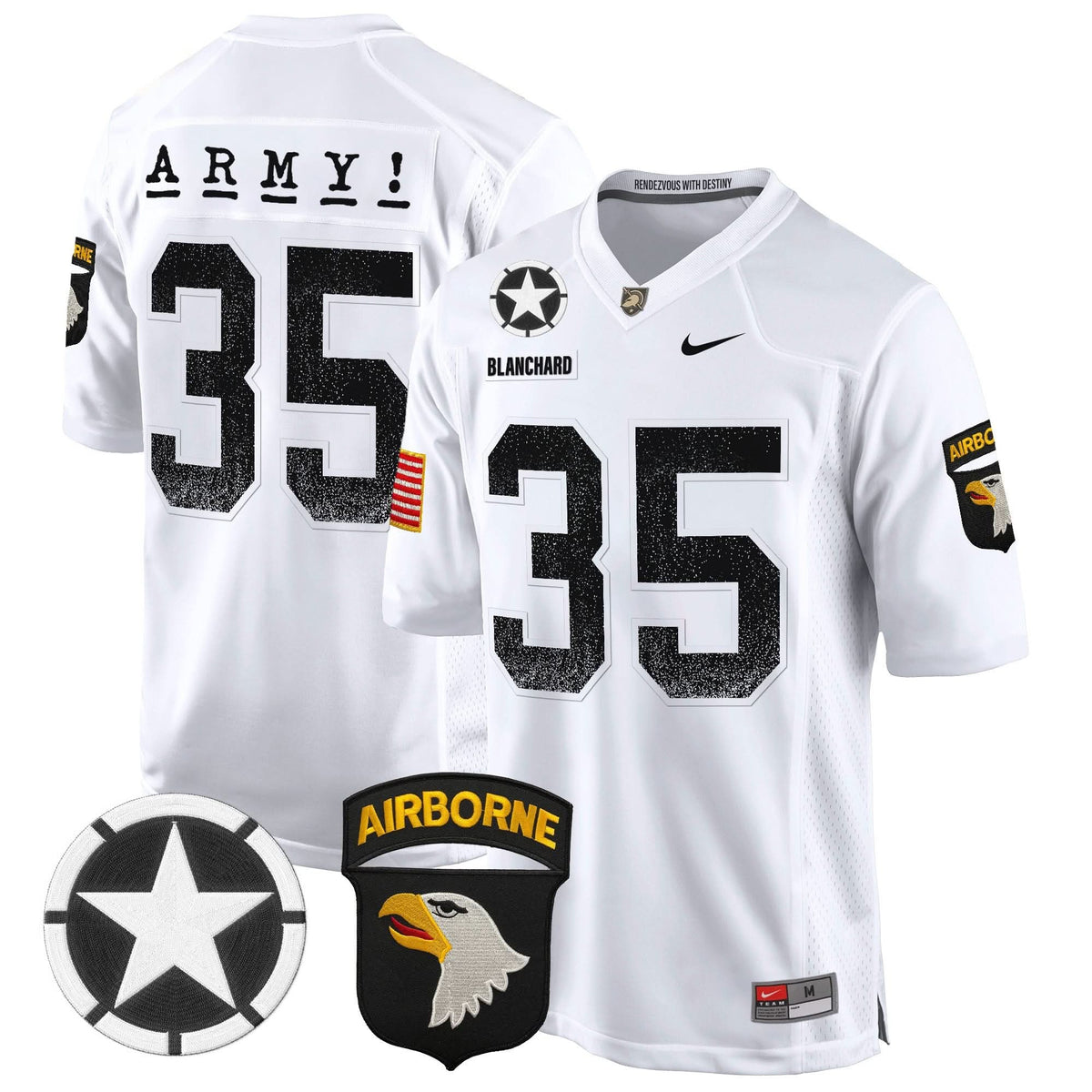 ABK 101st Airborne Division Patch 2024 Game Jersey