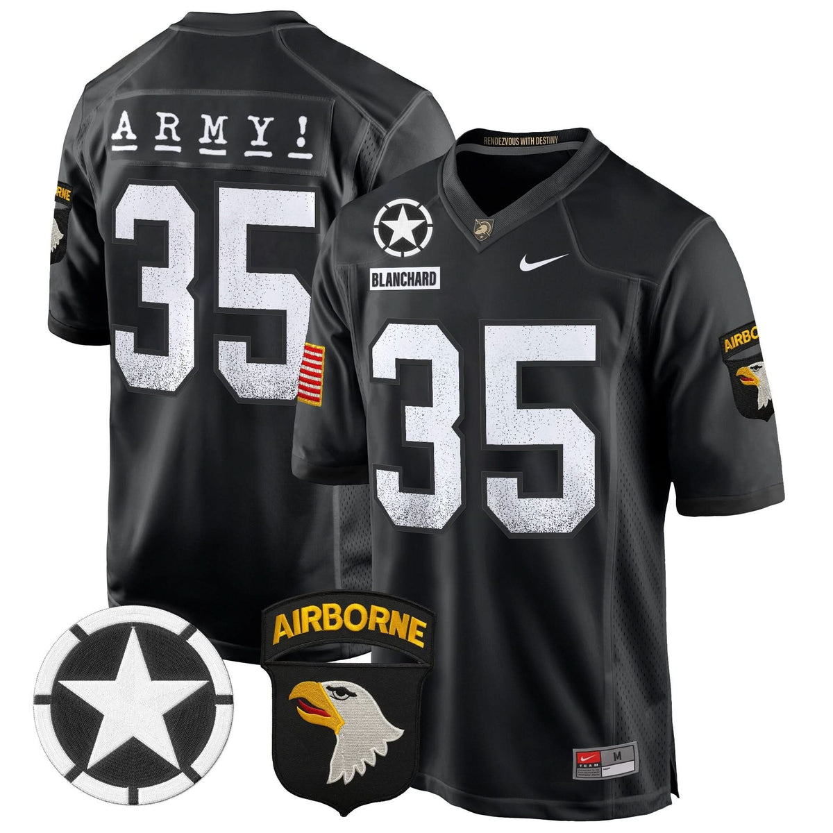 ABK 101st Airborne Division Patch 2024 Game Jersey