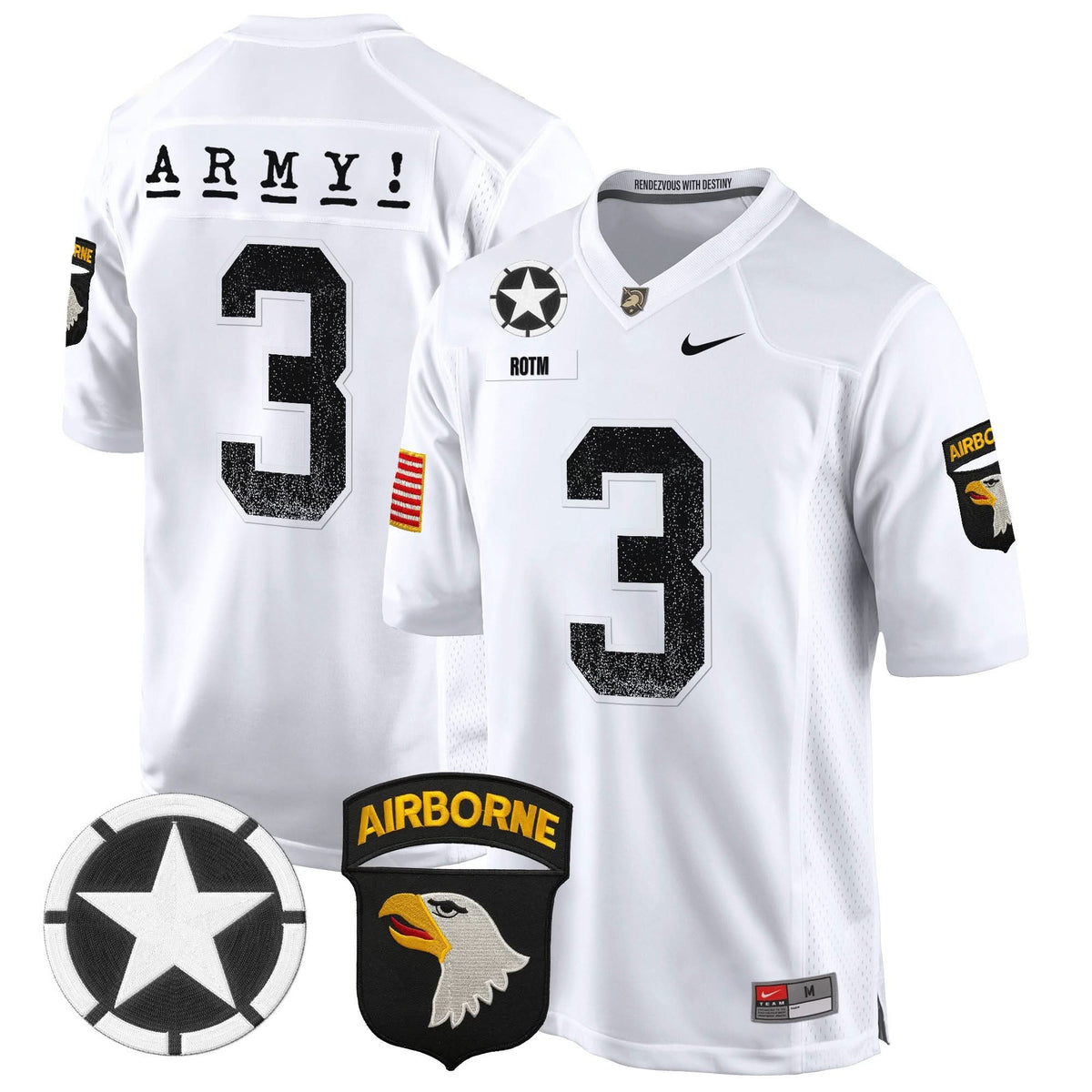 ABK 101st Airborne Division Patch 2024 Game Jersey