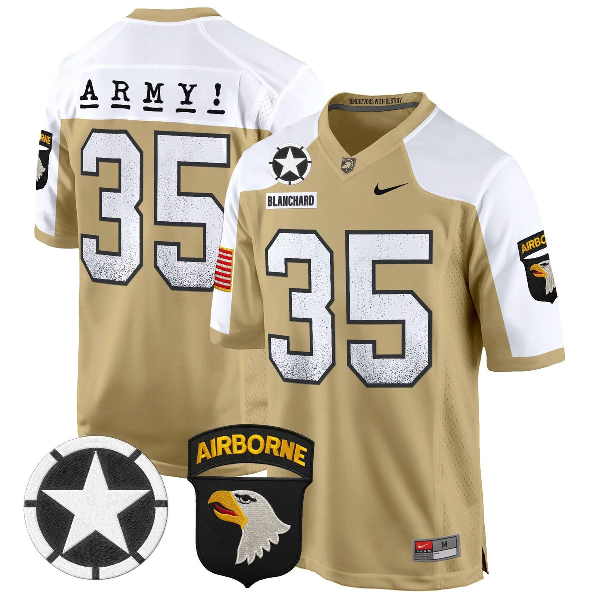 ABK 101st Airborne Division Patch 2024 Game Jersey