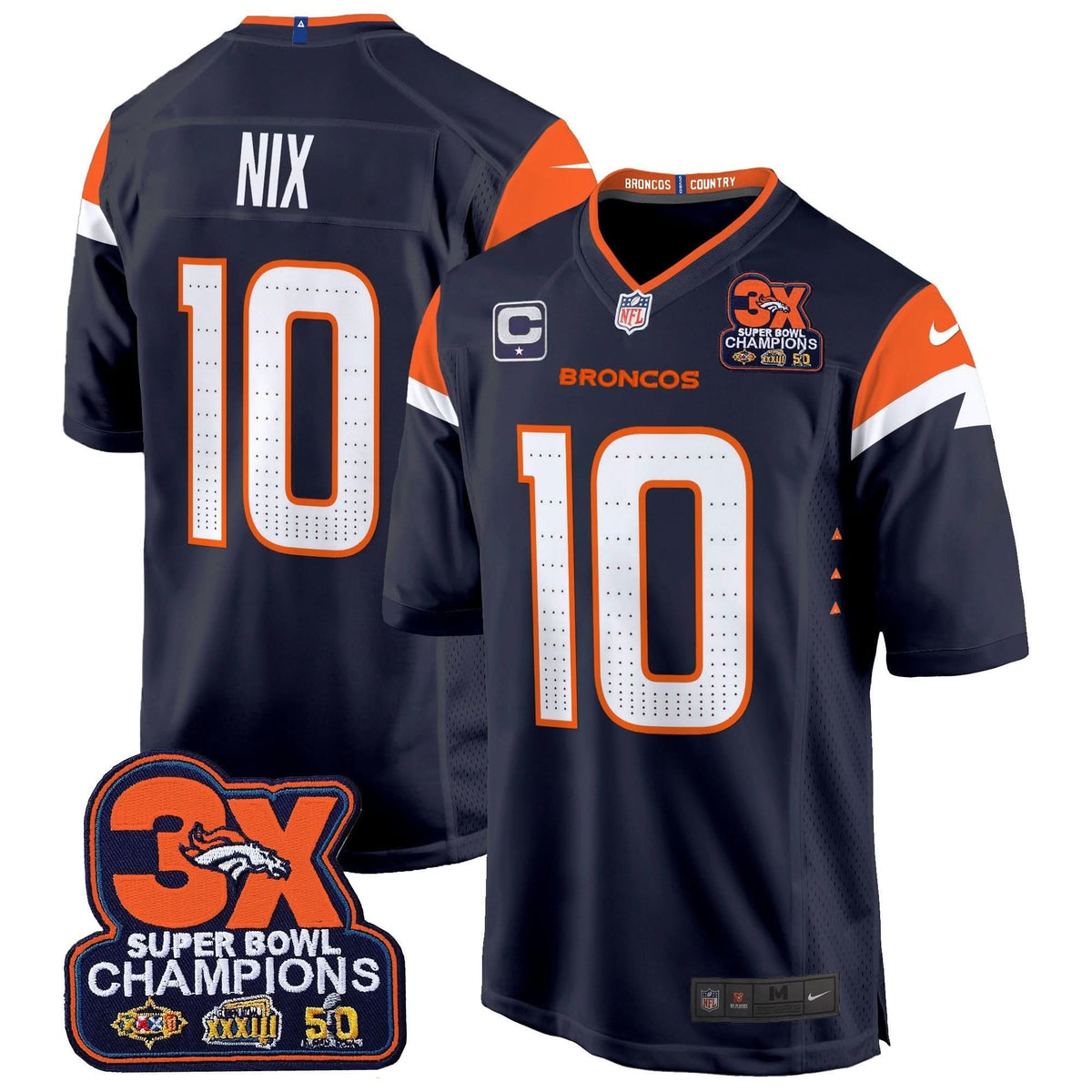 DB 3-Time Champions Patch Game Jersey - Al Stitched