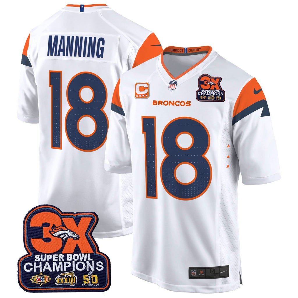 DB 3-Time Champions Patch Game Jersey - Al Stitched