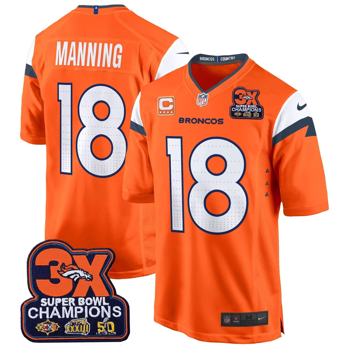 DB 3-Time Champions Patch Game Jersey - Al Stitched