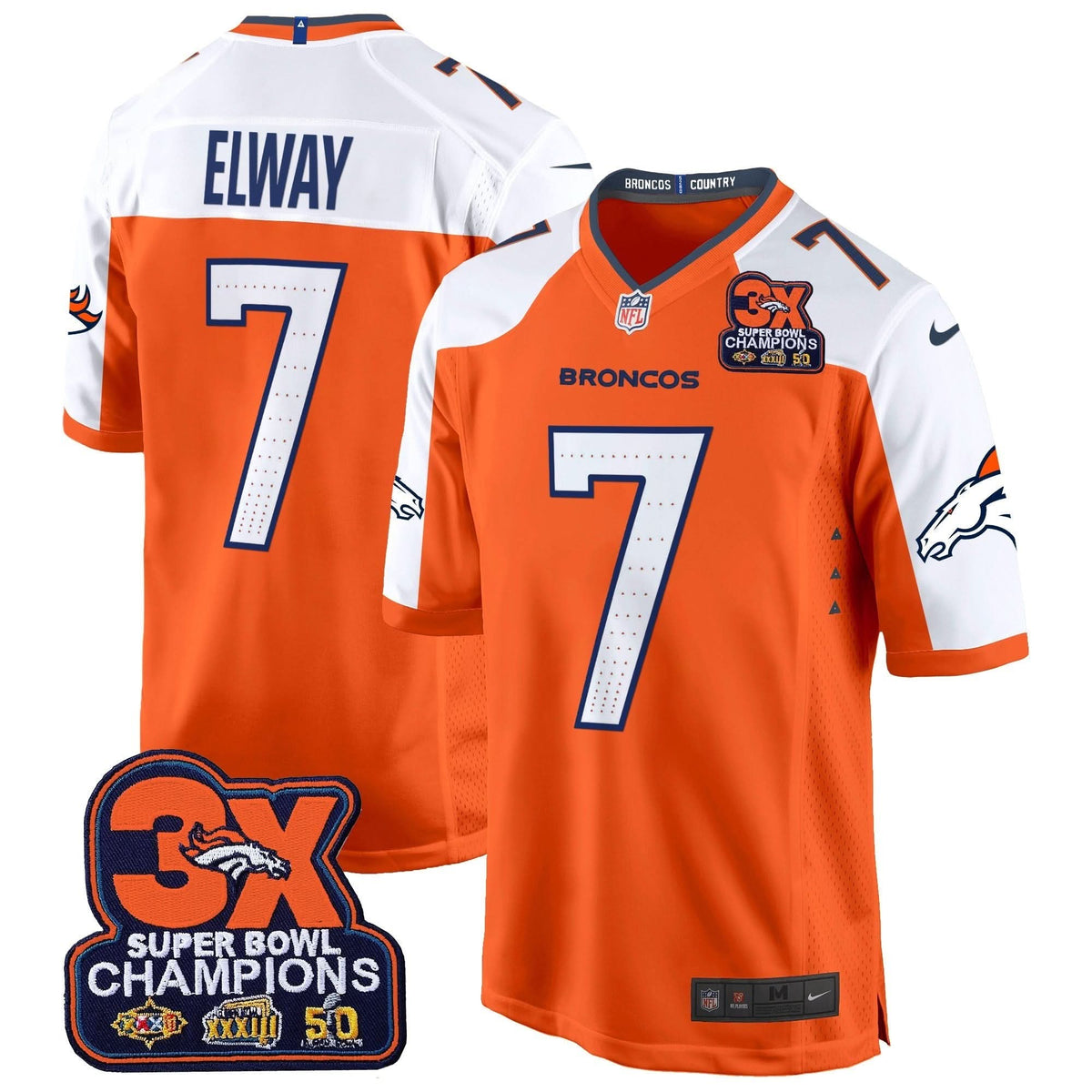 DB 3-Time Champions Patch Game Jersey - Al Stitched
