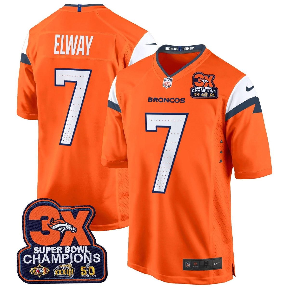 DB 3-Time Champions Patch Game Jersey - Al Stitched