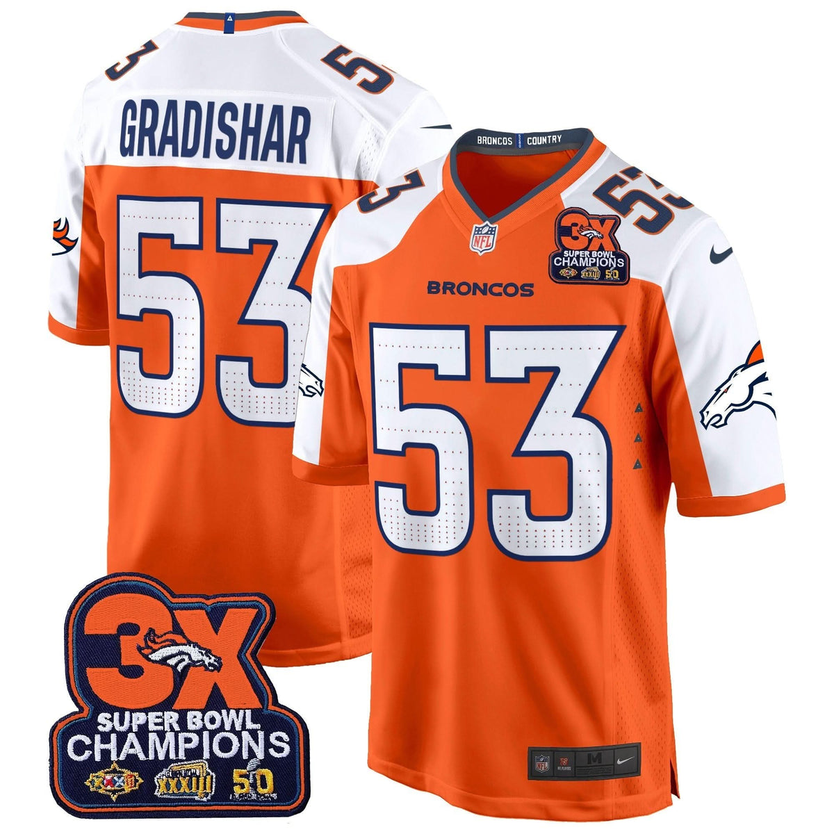 DB 3-Time Champions Patch Game Jersey - Al Stitched