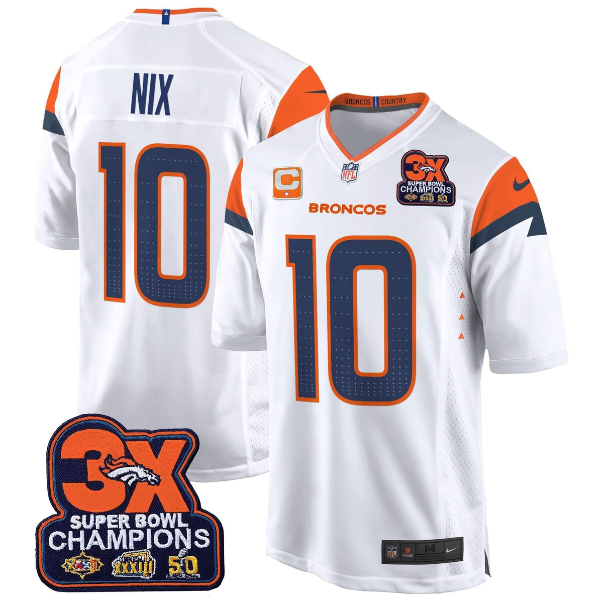 DB 3-Time Champions Patch Game Jersey - Al Stitched